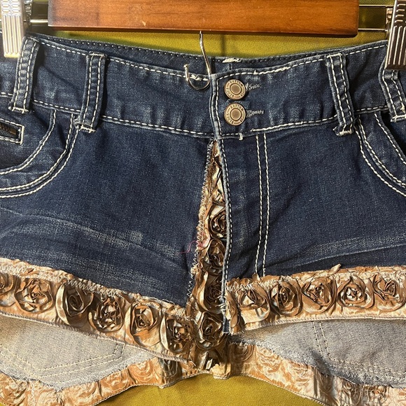 Upcycled Denim Corset Belt main image 10